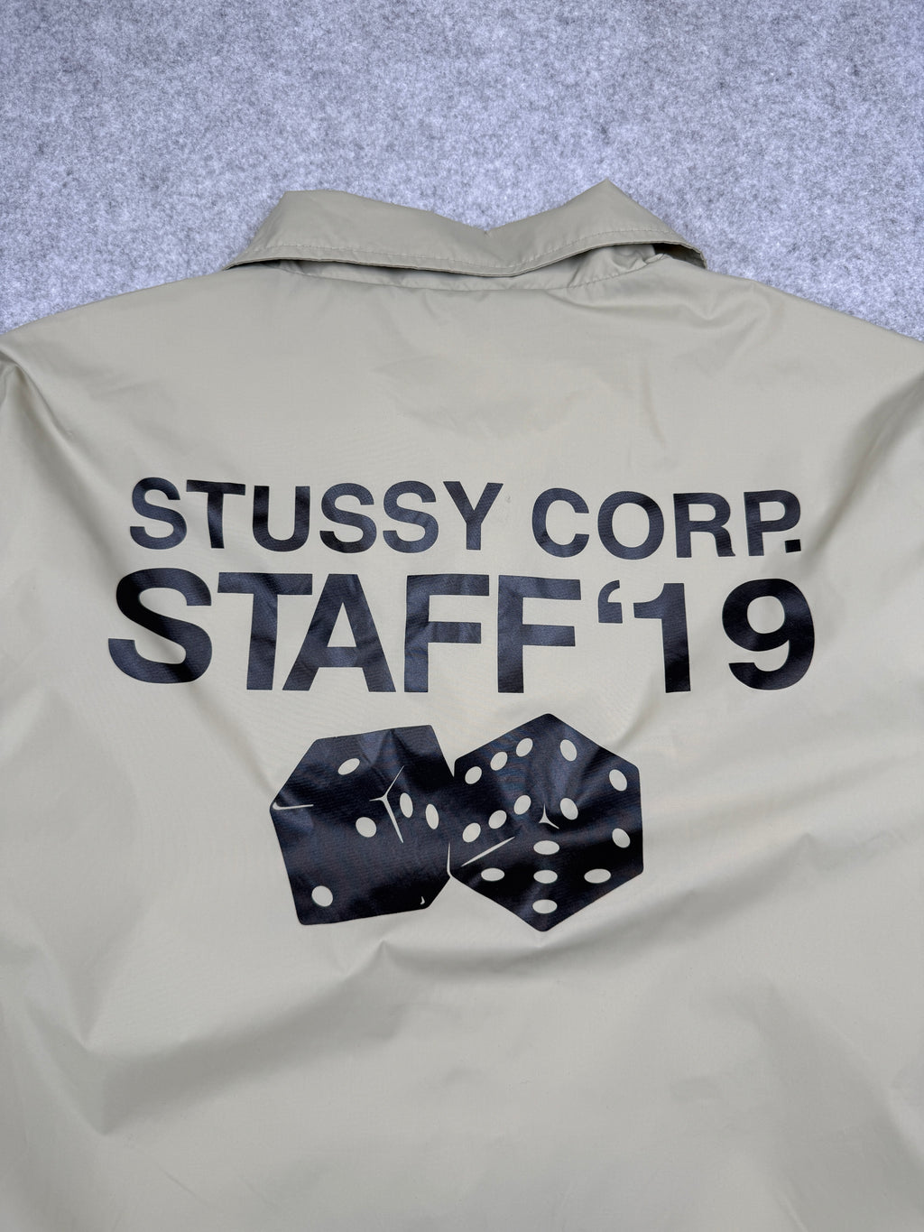 Stussy Staff '19 Nylon Coach Jacket (USED)