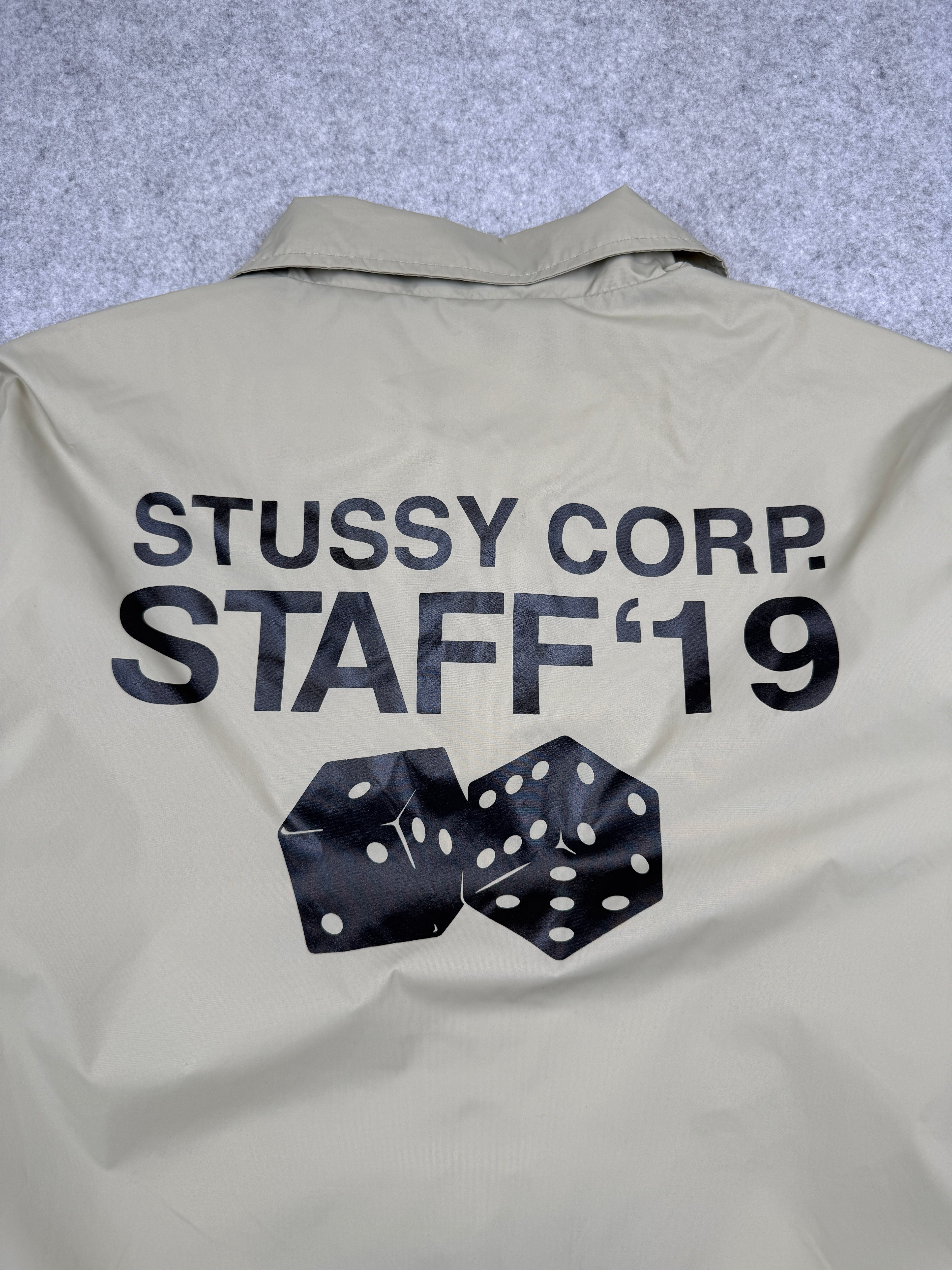 Stussy Staff '19 Nylon Coach Jacket (USED)
