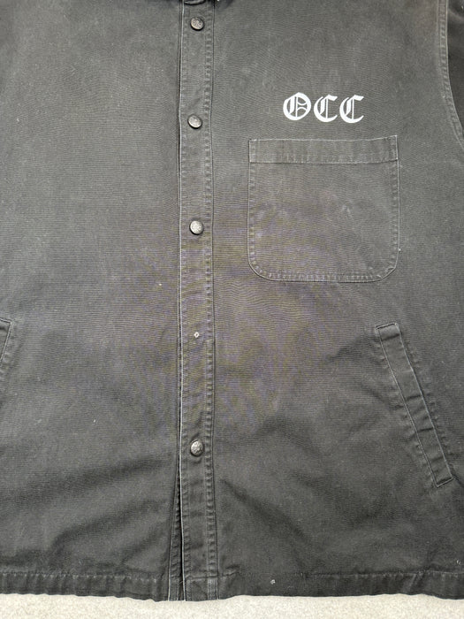 Vintage Orange County Choppers New York Canvas Button Up Black | Vitnage Clothing Store Canada