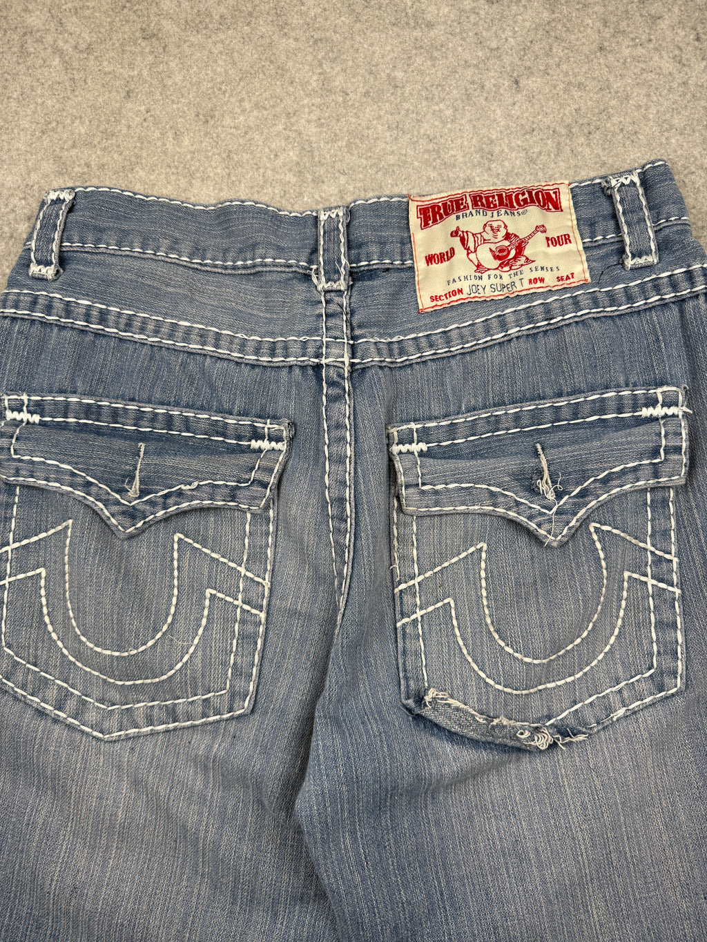True Religion Joey Super T Denim Shorts