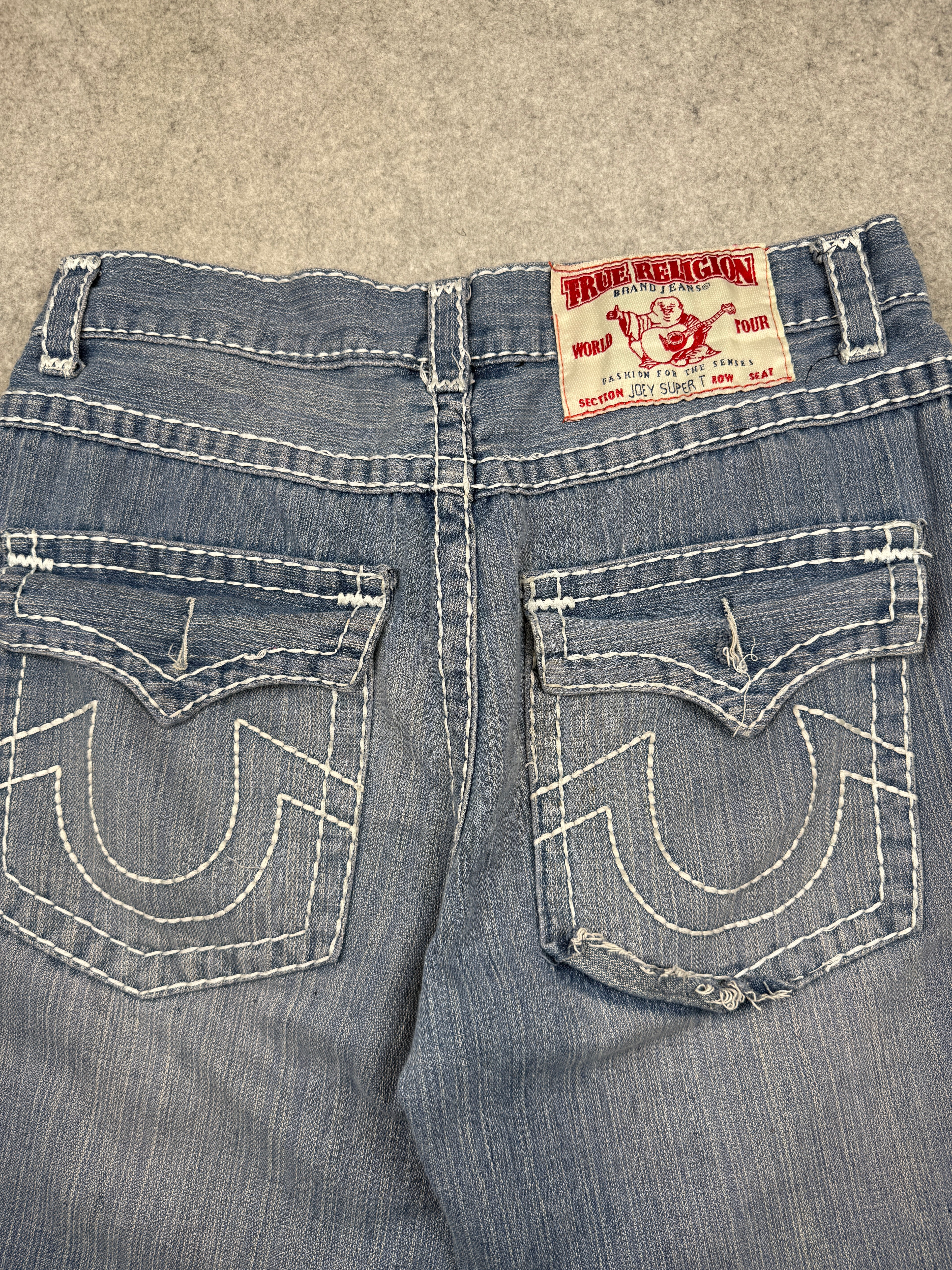 True Religion Joey Super T Denim Shorts