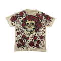 Vintage '92 Grateful Dead Bertha Roses AOP Tee White