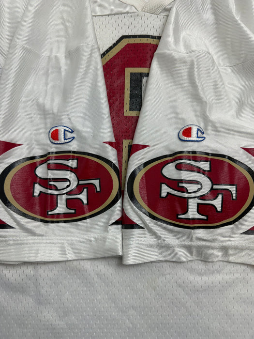 (XL) Vintage NFL San Francisco 49ers Steve Young Football Jersey White | Vitnage Clothing Store Canada