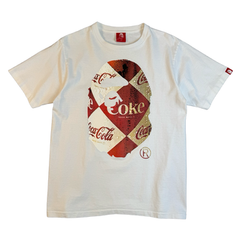 BAPE x Coca-Cola Tee White (USED)
