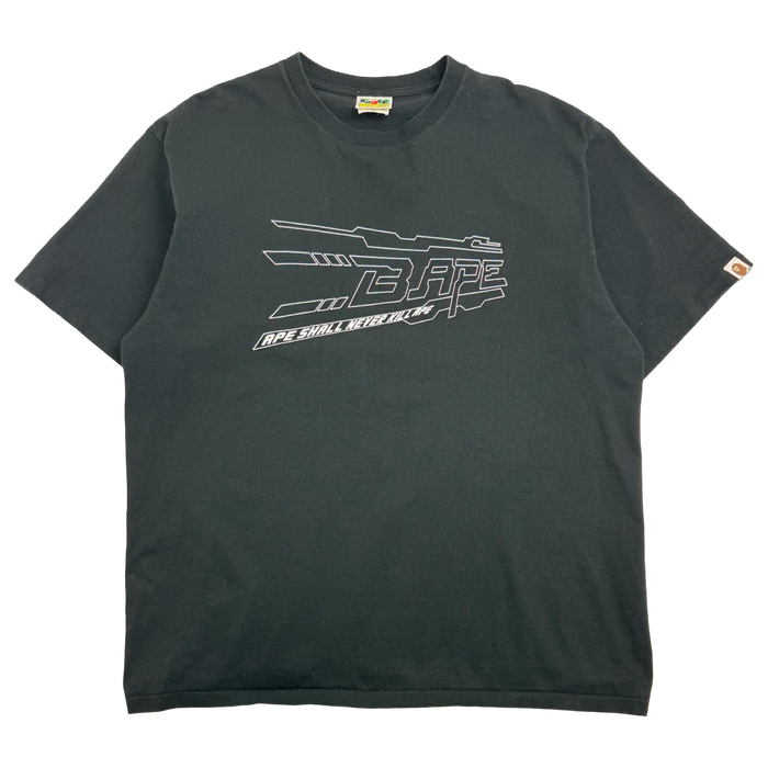 BAPE Package Box #1 Tee Black (USED) | Vitnage Clothing Store Canada