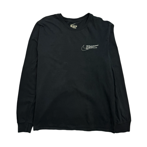 Nike X Off White Virgil Campus Tee Black (USED) | Vintage Clothing Store Canada