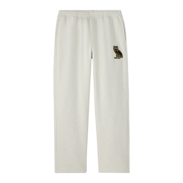 OVO Signature Open Hem Sweatpants Ash Heather Grey | Vitnage Clothing Store Canada