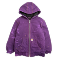 Vintage Carhartt Hooded Active Work Jacket Purple