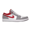 Air Jordan 1 Low SE Light Smoke Grey Gym Red