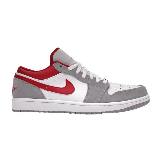 Air Jordan 1 Low SE Light Smoke Grey Gym Red
