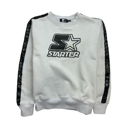 (M) Vintage Starter Sweatshirt White | Vintage Clothing Store Canada