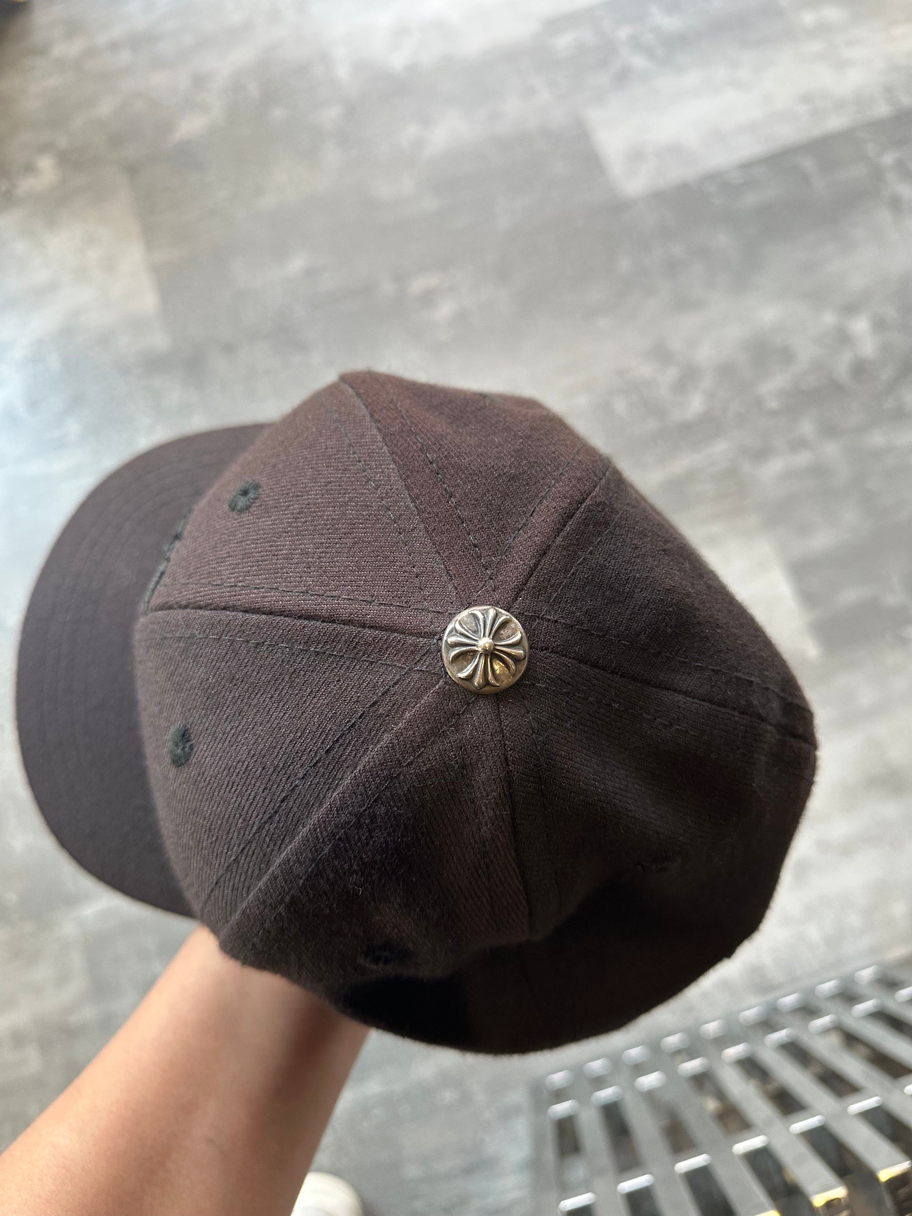 Chrome Hearts CH Logo Fitted Hat Black