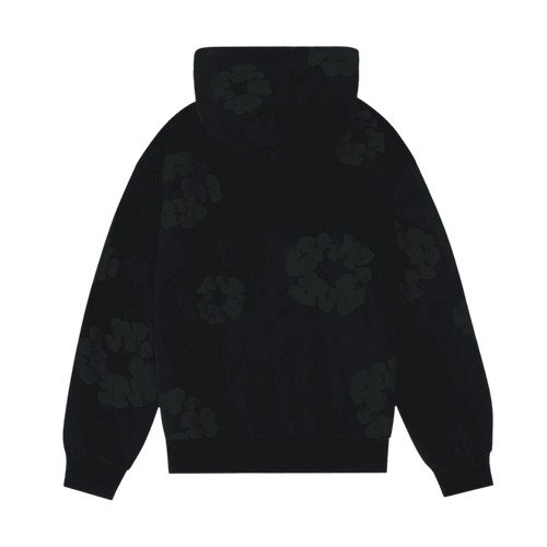 Denim Tears Cotton Wreath Hoodie Black Monochrome | Vintage Clothing Store Canada