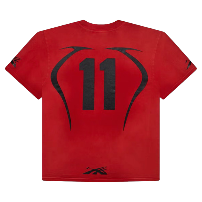Hellstar Warm Up Tee Red | Vitnage Clothing Store Canada