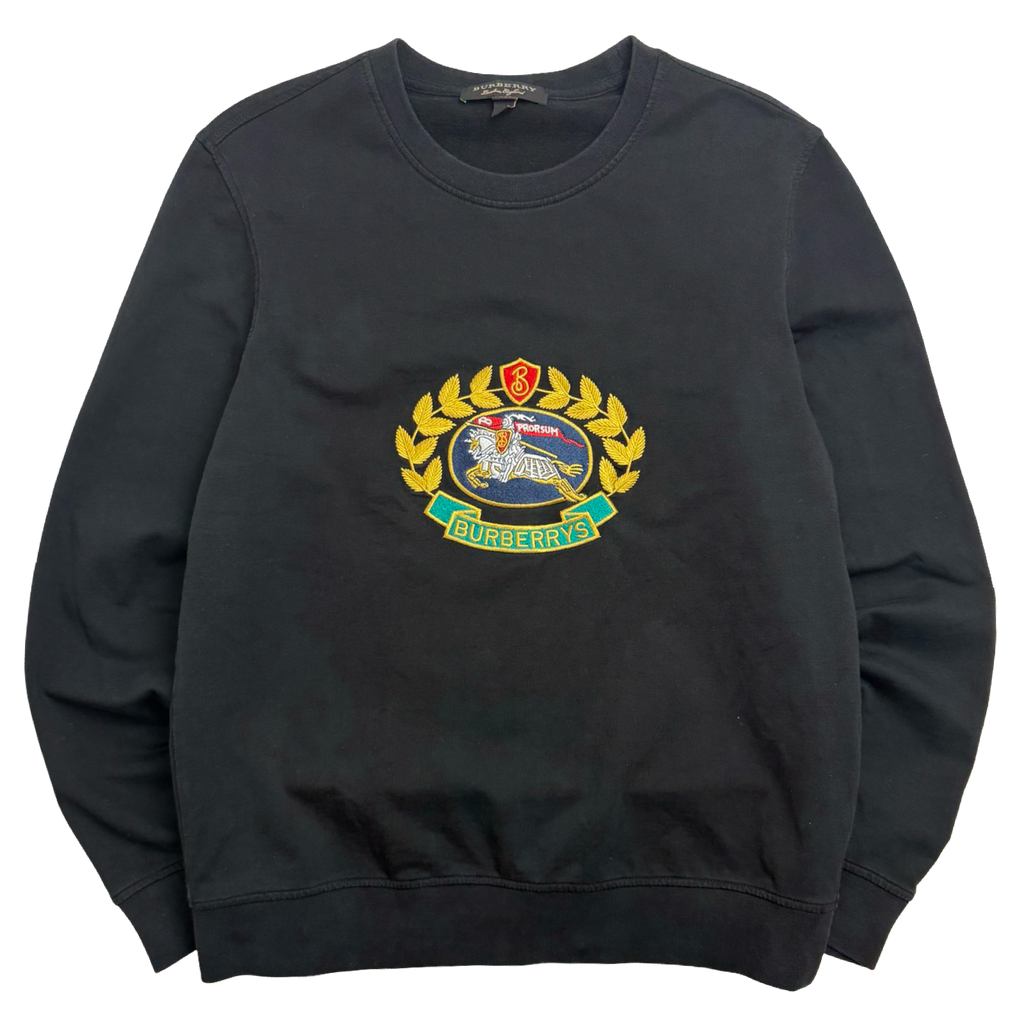 Burberry Prorsum Embroidered Sweatshirt Black (USED)