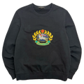 Burberry Prorsum Embroidered Sweatshirt Black (USED)