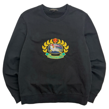 Burberry Prorsum Embroidered Sweatshirt Black (USED)