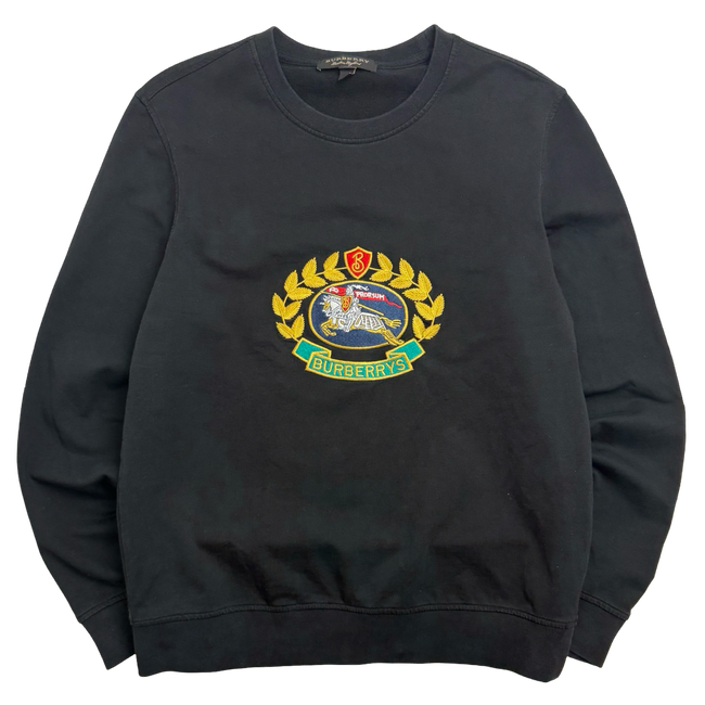 Burberry Prorsum Embroidered Sweatshirt Black (USED)