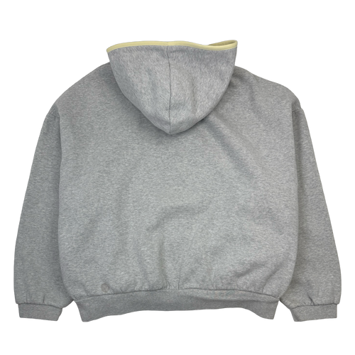 Fear of God Essentials Hoodie Light Heather Grey/Yellow (USED) | Vintage Clothing Store Canada