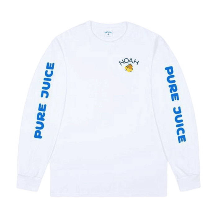 Noah NYC Pure Juice L/S Tee White | Vitnage Clothing Store Canada