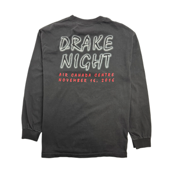 OVO X Toronto Raptors 2016 Drake Night Longsleeve Tee (USED)