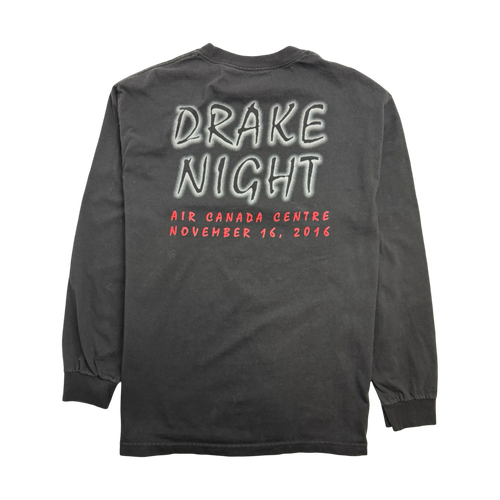 OVO X Toronto Raptors 2016 Drake Night Longsleeve Tee (USED) | Vintage Clothing Store Canada