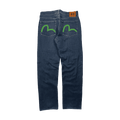 Vintage Evisu Lot 0001 No. 3 Embroidered Double Seagull Denim Pants