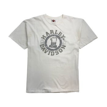 Vintage '05 Harley Davidson Cleveland Tee White