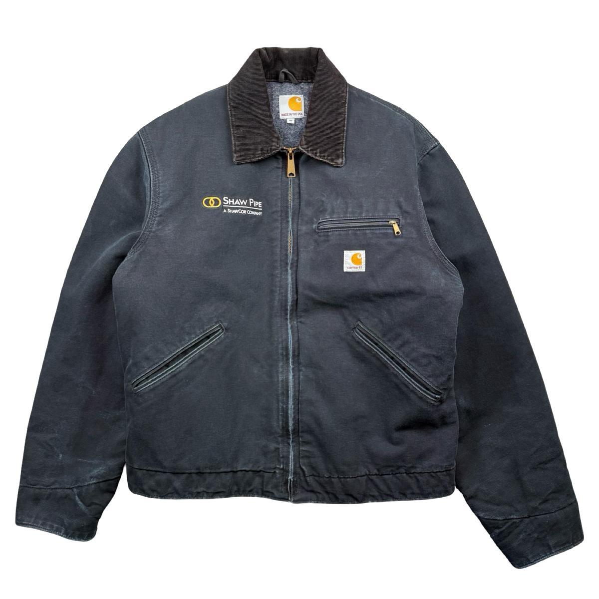 Carhartt Company Shaw Pipe Detroit Jacket Black