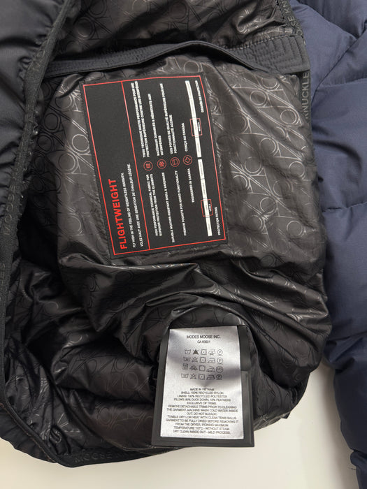 Moose Knuckles Bedstuy Puffer Jacket Navy (USED) | Vitnage Clothing Store Canada