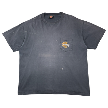 Vintage Harley Davidson Honolulu Hawaii Tee Black
