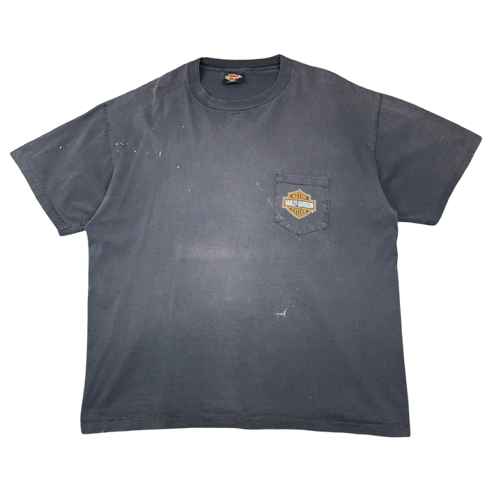 Vintage Harley Davidson Honolulu Hawaii Tee Black | Vitnage Clothing Store Canada