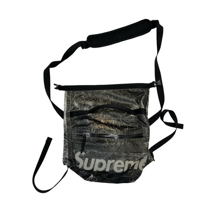 Supreme Waterproof Reflective Speckled Shoulder Bag Black FW20 (USED) | Vitnage Clothing Store Canada