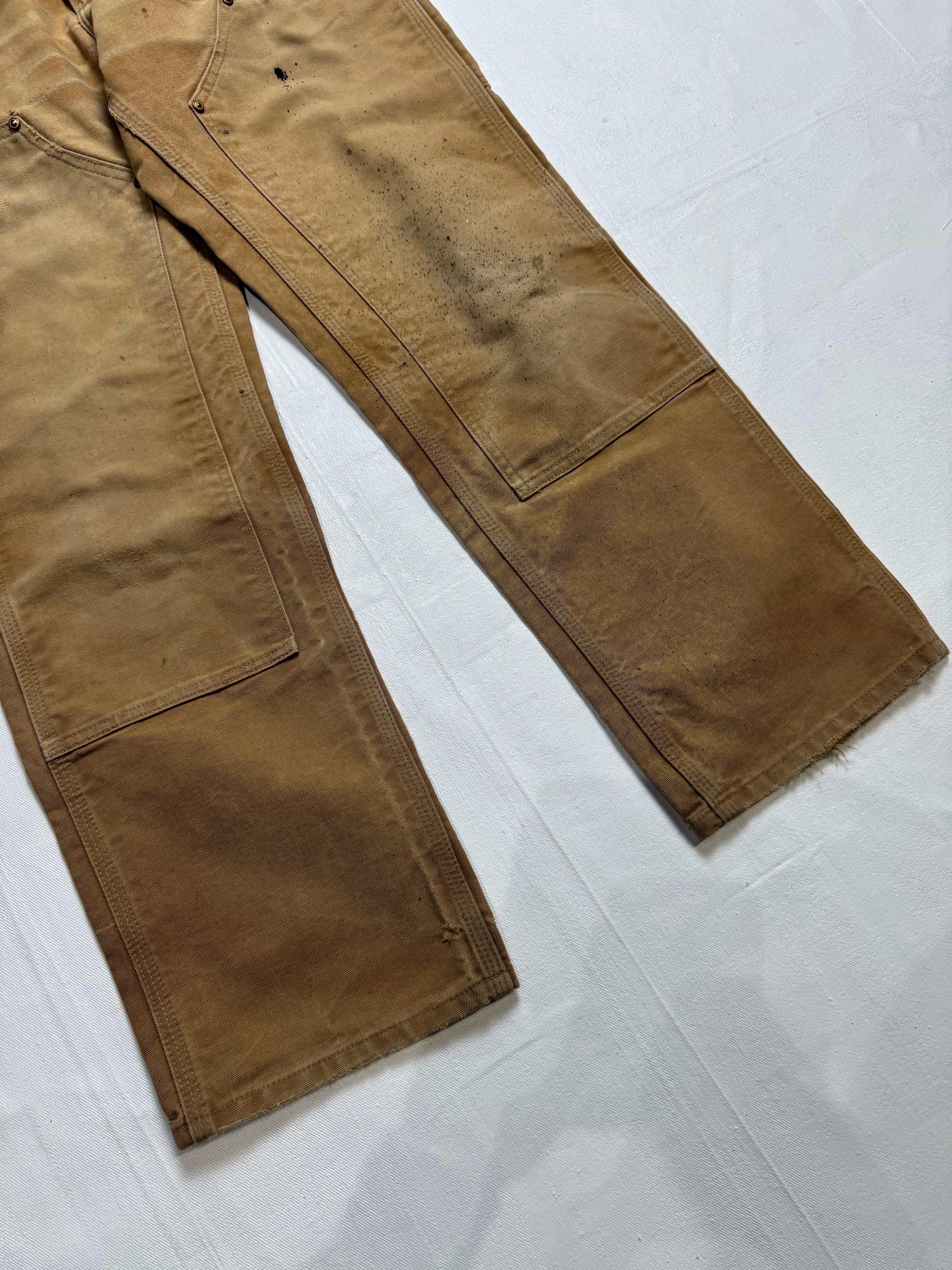 Carhartt Paint Splatter Double Knee Pants Khaki