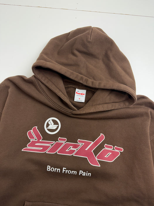 Sicko Born From Pain Hoodie Brown (USED) | Vitnage Clothing Store Canada