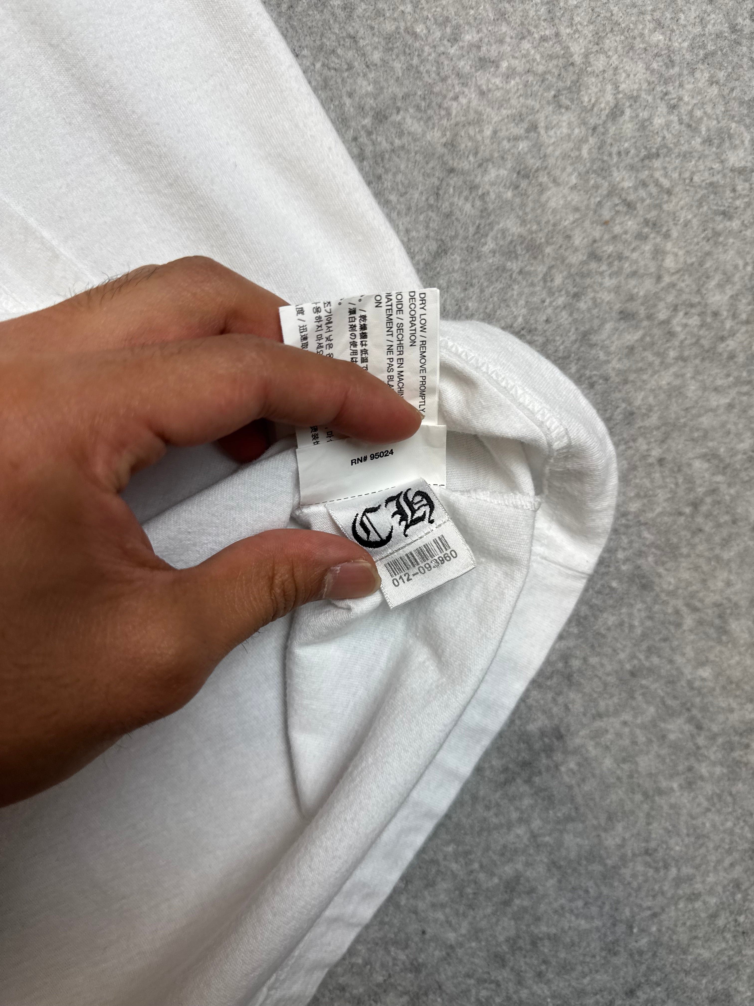 Chrome Hearts London Scroll Pocket Tee White
