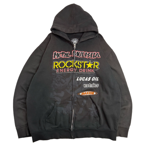 Vintage 2000s Metal Mulisha Full Zip Hoodie Black | Vintage Clothing Store Canada