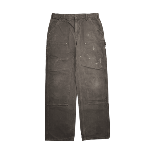 (34) Vintage Carhartt Double Knee Work Pants Brown | Vintage Clothing Store Canada