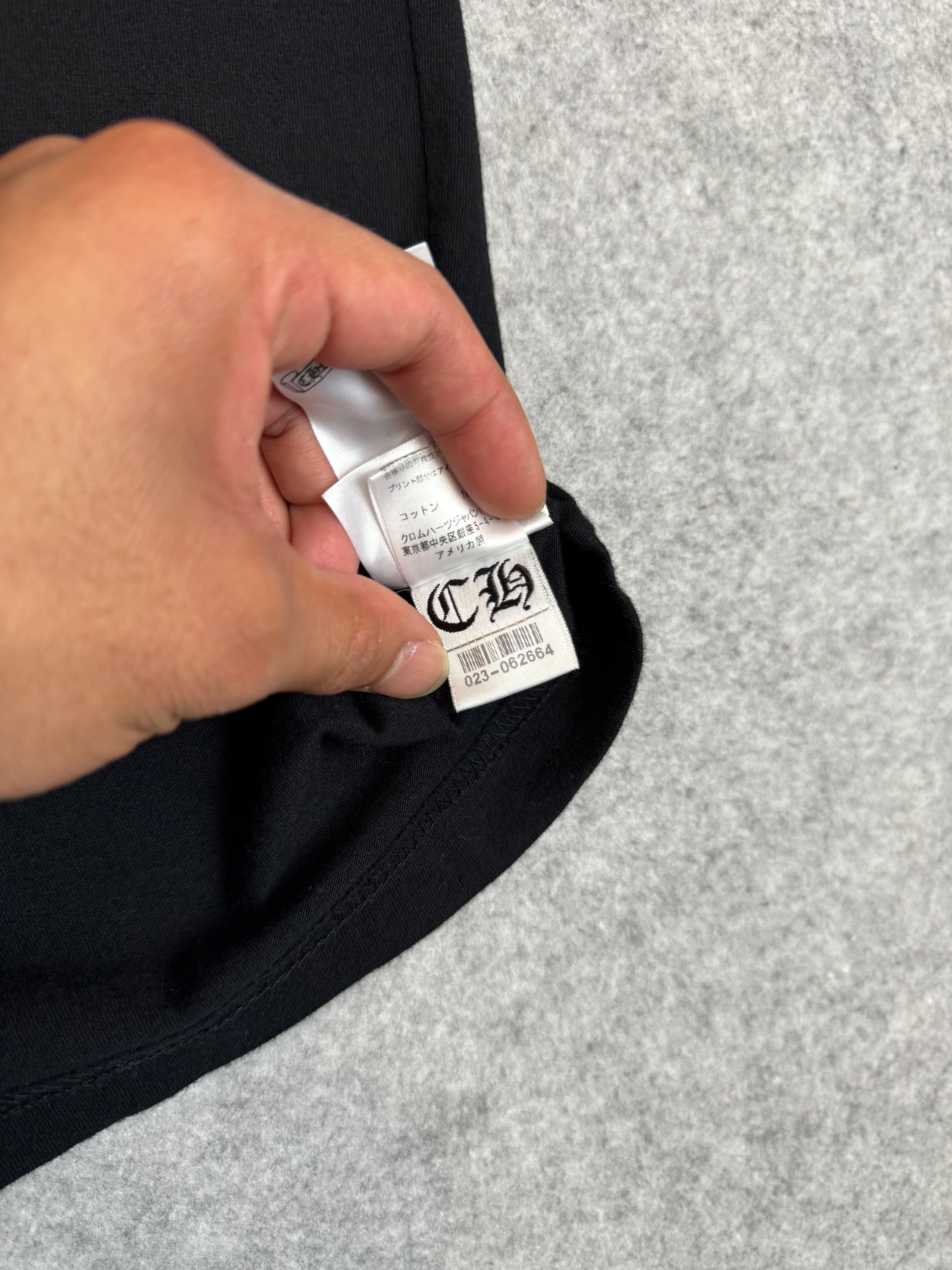 Chrome Hearts USA Script Logo Pocket Tee Black
