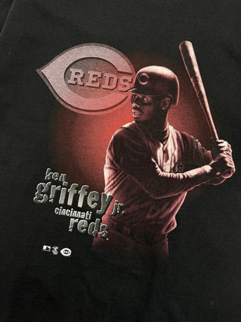Vintage Ken Griffey Jr Cincinnati Reds Tee Black