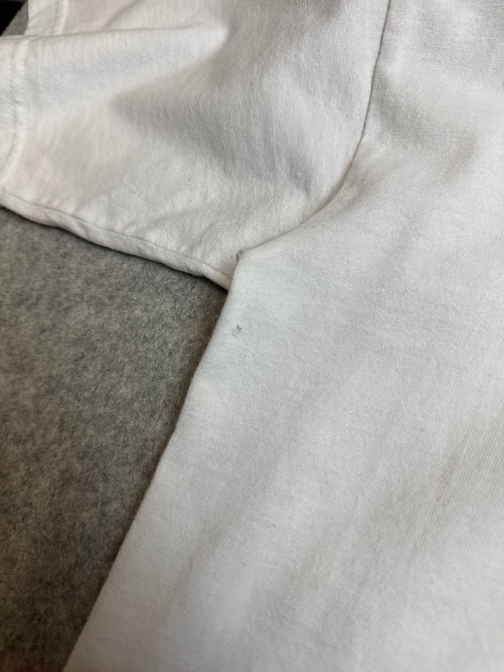 Vintage Chrome Hearts Cross Stamp Pocket Tee White