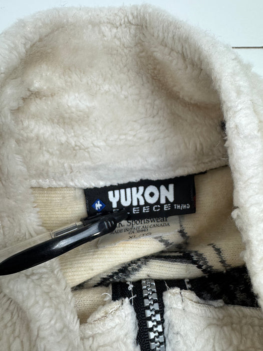 Vintage 90s Yukon Nature Fleece Zip-Up | Vitnage Clothing Store Canada