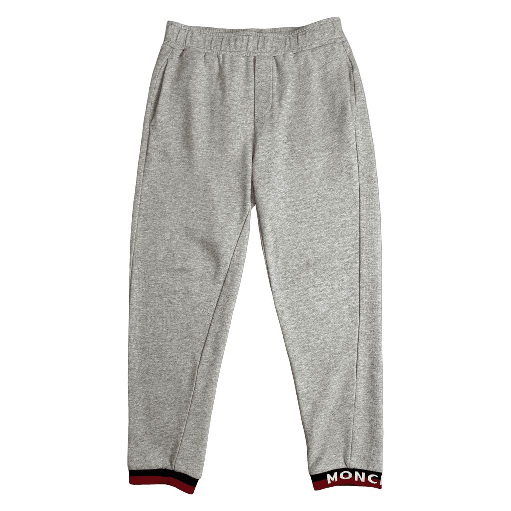 Moncler Cuff Stripe Sweatpants Grey (USED)