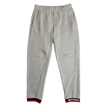 Moncler Cuff Stripe Sweatpants Grey (USED)