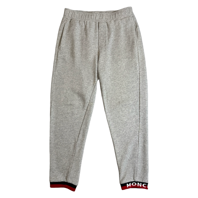 Moncler Cuff Stripe Sweatpants Grey (USED)