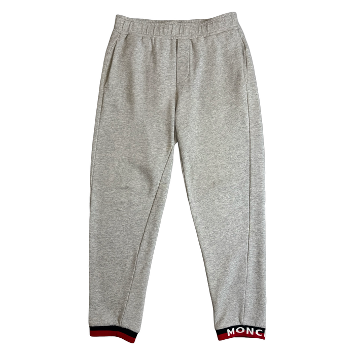 Moncler Cuff Stripe Sweatpants Grey (USED) | Vitnage Clothing Store Canada