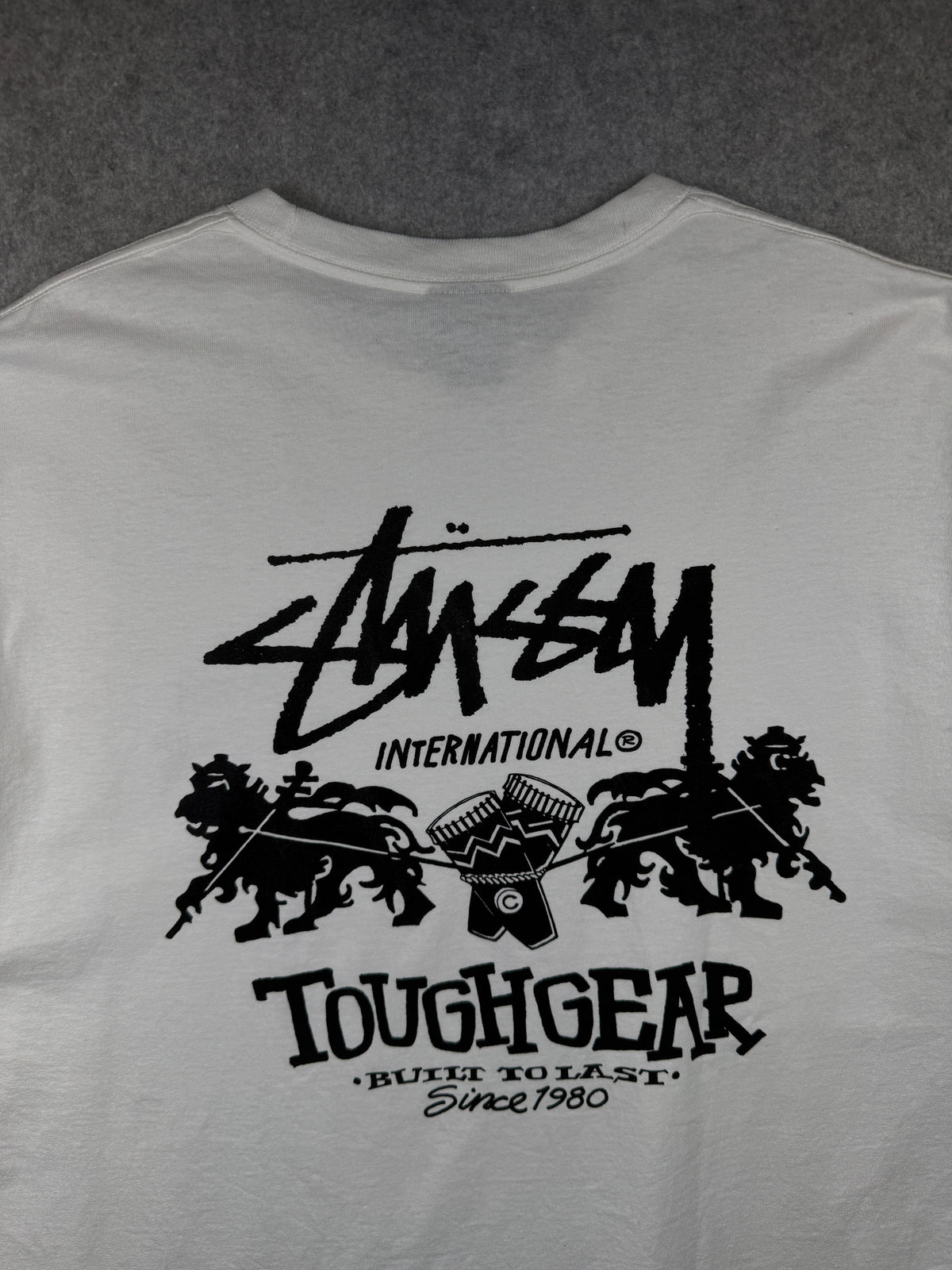 Stussy Tough Gear International Tee White (USED)