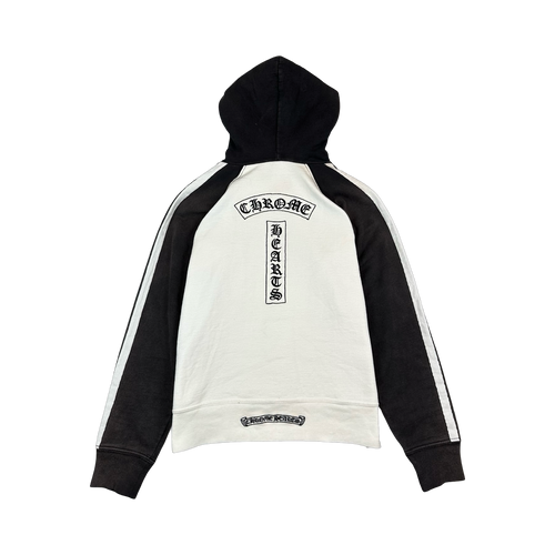 Women’s Chrome Hearts Vintage Track Stripe Embroidered Hoodie Black | Vintage Clothing Store Canada