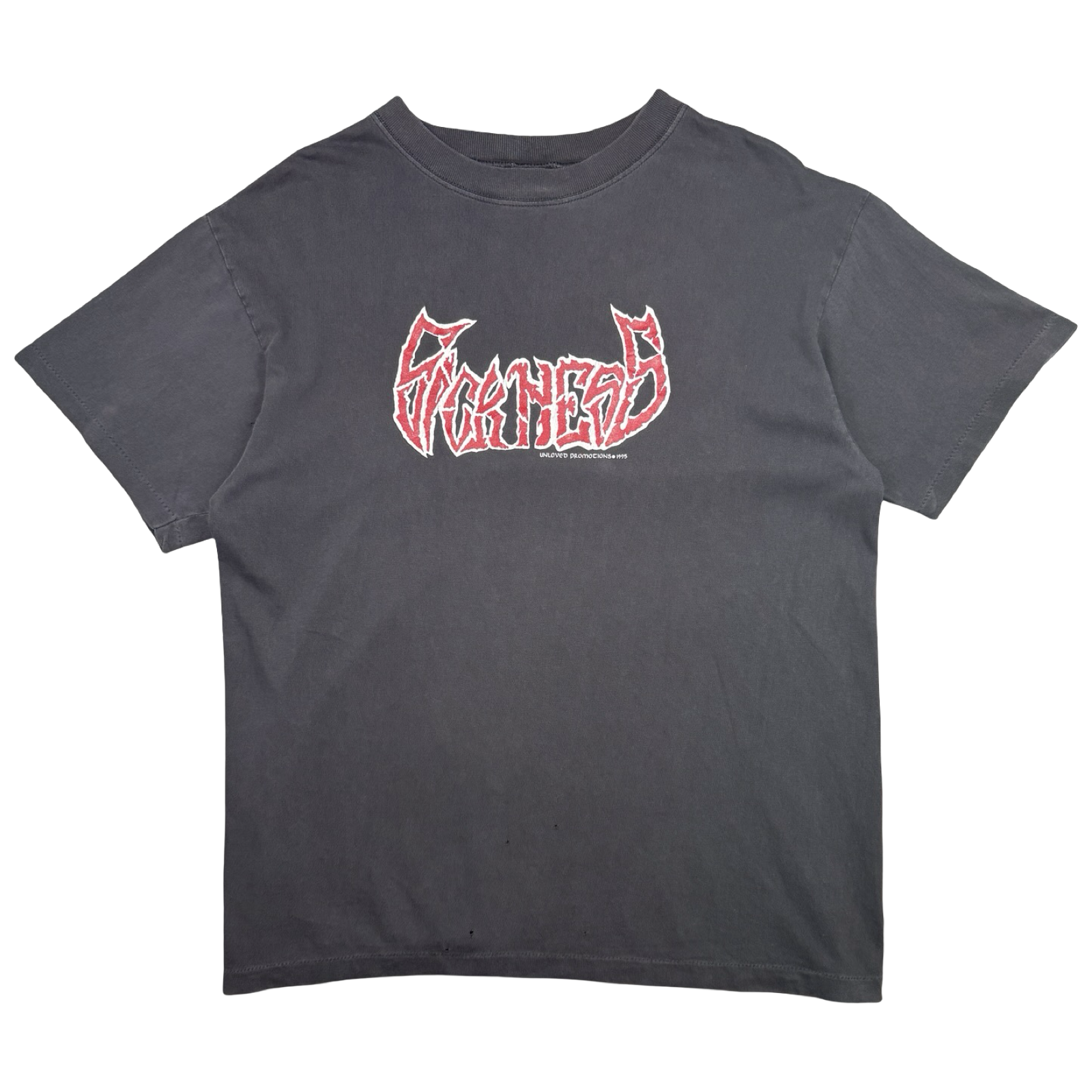 Vintage 90's Sickness Dead F*ck Tee Black