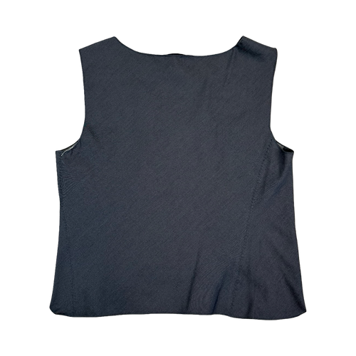 Women’s Prada Vintage Polyester Blouse Blue | Vintage Clothing Store Canada
